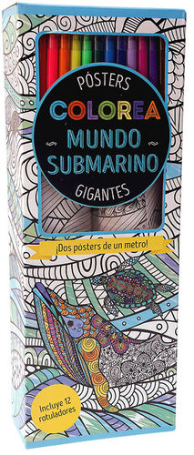COLOREA POSTERS GIGANTES: MUNDO SUBMARINO