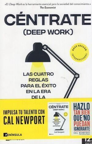 ESTUCHE CAL NEWPORT (CENTRATE + HAZLO TAN BIEN QUE NO PUEDAN IGNORARTE)