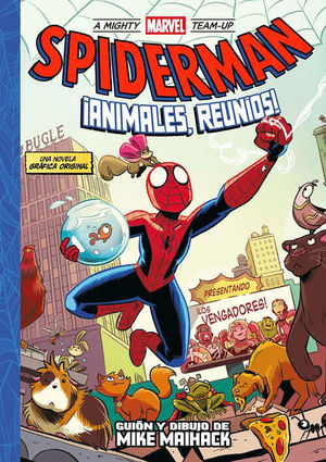 A MIGHTY MARVEL TEAM-UP. SPIDERMAN ANIMALES, REUNOS!