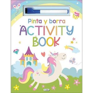 PINTA Y BORRA ACTIVITY BOOK (UNICORNIO)