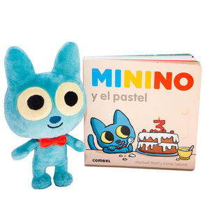 PACK MININO Y EL PASTEL + PELUCHE