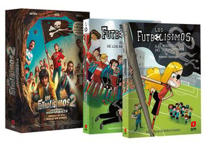 PACK LOS FUTBOLISIMOS 1+10 (MISTERIO ARBITROS DOMIDOS + MISTERIO TESORO PIRATA)