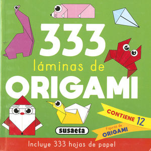 333 LMINAS DE ORIGAMI VERDE
