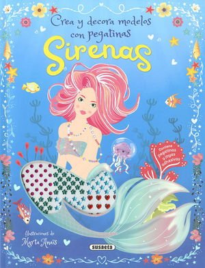 SIRENAS. CREA Y DECORA MODELOS CON PEGATINAS