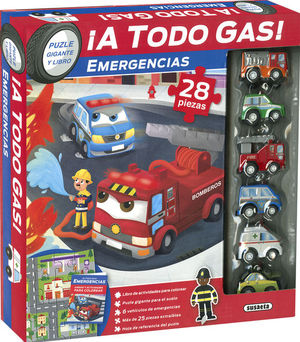A TODO GAS. EMERGENCIAS (PUZLE GIGANTE Y LIBRO)