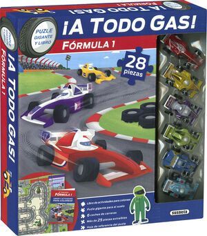 A TODO GAS. FORMULA 1 (PUZLE GIGANTE Y LIBRO)