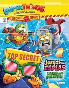 LIBRO DE STICKERS SUPERZINGS SECRET SPIES SERIES