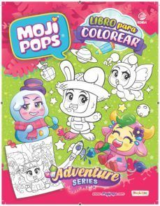 LIBRO MOJIPOPS SERIE ADVENTURE. LIBRO PARA COLOREAR