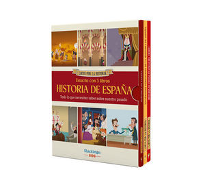 LOCOS POR LA HISTORIA. ESTUCHE CON 3 LIBROS: HISTORIA DE ESPA�A