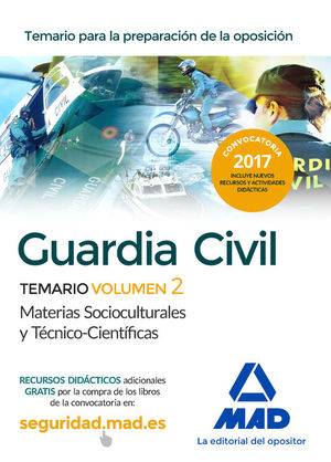 GUARDIA CIVILTEMARIO PARA LA PREPARACIN DE OPOSICIN. CIENCIAS JURDICAS VOLUME