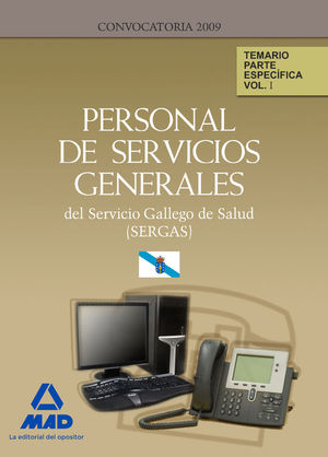 PERSONAL DE SERVICIOS GENERALES DEL SERVICIO GALLEGO DE SALUD (SERGAS). TEMARIO