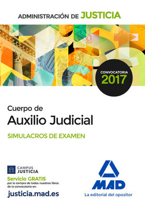 CUERPO DE AUXILIO JUDICIAL. SIMULACROS DE EXAMEN