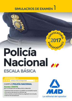 POLICA NACIONAL ESCALA BSICA. SIMULACROS DE EXAMEN 1