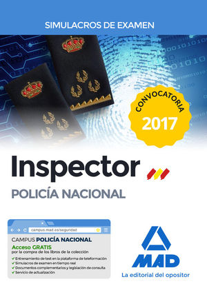 INSPECTOR DE POLICA NACIONAL. SIMULACROS DE EXAMEN