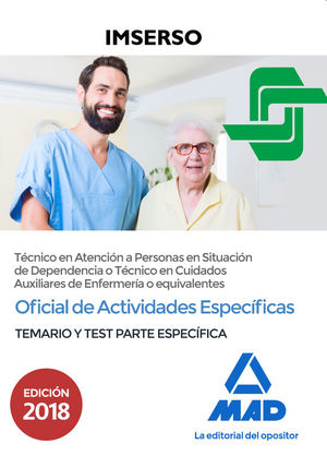 OFICIAL DE ACTIVIDADES ESPECFICAS (TCNICO EN ATENCIN A PERSONAS EN SITUACIN