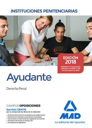 AYUDANTE DE INSTITUCIONES PENITENCIARIAS. DERECHO PENAL