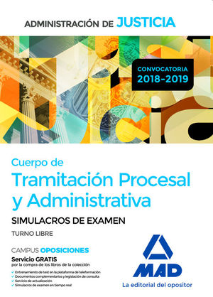 CUERPO DE TRAMITACIN PROCESAL Y ADMINISTRATIVA. SIMULACROS DE EXAMEN