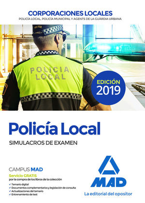 POLICA LOCAL. SIMULACROS DE EXAMEN