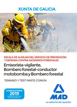 ESCALA DE AUXILIAR DEL SERVICIO DE PREVENCIN Y DEFENSA CONTRA INCENDIOS FORESTALES