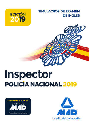 INSPECTOR DE POLICIA NACIONAL. SIMULACROS DE EXAMEN DE INGLES