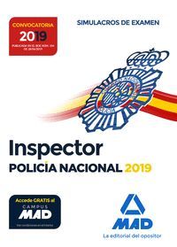 INSPECTOR DE POLICIA NACIONAL. SIMULACROS DE EXAMEN