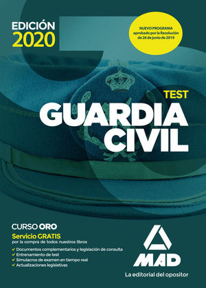 GUARDIA CIVIL. TEST. EDICIN 2020