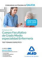 CUERPO FACULTATIVO DE GRADO MEDIO ENFERMERIA. TEST TEMARIO ESPECIFICO