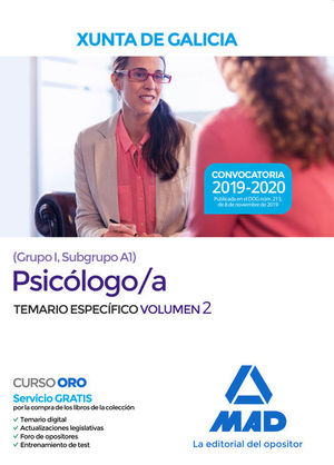 PSIOLOGO TEMARIO ESPECIFICO VOLUMEN 2