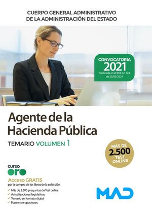 AGENTE DE LA HACIENDA PBLICA. TEMARIO VOL 1