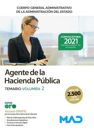 AGENTE DE LA HACIENDA PBLICA TEMARIO VOL 2