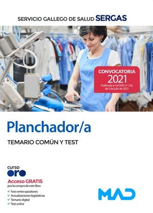 PLANCHADOR / A SERGAS. TEMARIO COMUN Y TEST