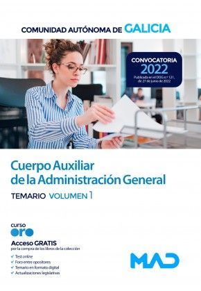 COMUNIDAD AUTNOMA DE GALICIA. CUERPO AUXILIAR DE LA ADMINISTRACION GENERAL