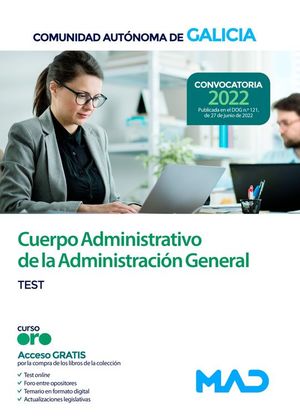 CUERPO ADMINISTRATIVO DE LA ADMINISTRACI�N GENERAL. TEST