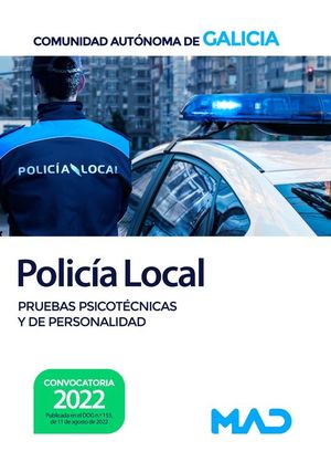 POLICIA LOCAL - PRUEBAS PSICOTECNICAS Y DE PERSONALIDAD