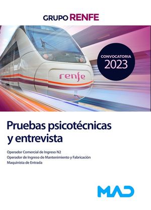 GRUPO RENFE - PRUEBAS PSICOTECNICAS Y ENTREVISTA 2023