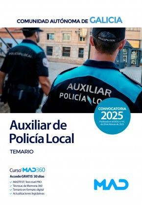 AUXILIAR DE POLICIA LOCAL. TEMARIO