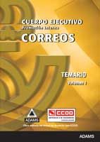 TEMARIO CUERPO EJECUTIVO DE CORREOS. VOLUMEN I