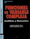 FUNCIONES DE VARIABLE COMPLEJA