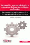 INNOVACI�N EMPRENDIMIENTO Y EMPRESAS DE BASE TECNOL�GICA EN ESPA�A