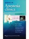 MANUAL DE ANESTESIA CLNICA