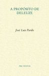A PROP�SITO DE DELEUZE