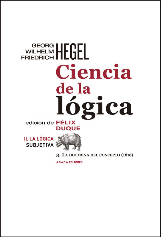 CIENCIA DE LA L�GICA II. LA L�GICA SUBJETIVA