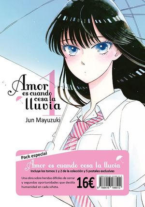 AMOR ES CUANDO CESA LA LLUVIA (PACK VOL. 1 Y 2)