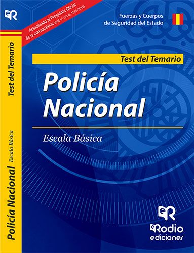 POLICA NACIONAL. TEST DEL TEMARIO