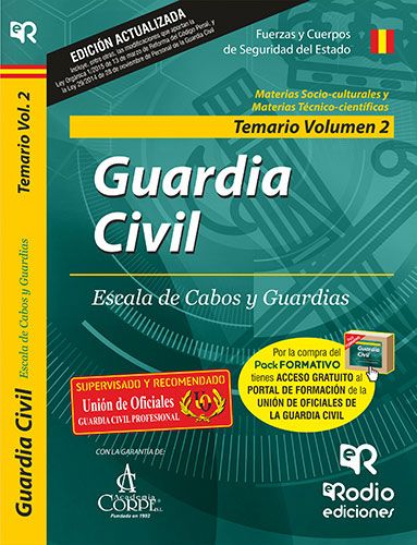 TEMARIO. VOLUMEN 2. GUARDIA CIVIL