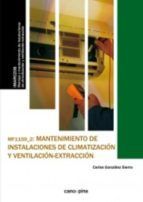 MF1159 MANTENIMIENTO DE INSTALACIONES DE CLIMATIZACI�N Y VENTILACI�N-EXTRACCI�N