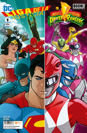 LIGA DE LA JUSTICIA/POWER RANGERS NM. 01