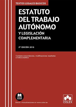 ESTATUTO DEL TRABAJO AUTNOMO Y LEGISLACIN COMPLEMENTARIA