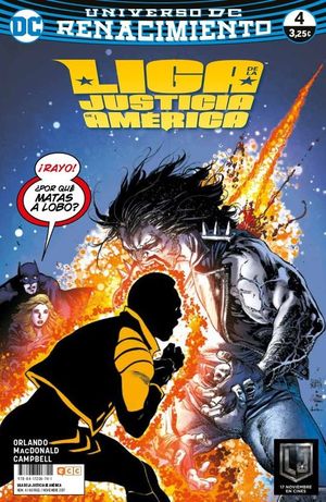 LIGA DE LA JUSTICIA DE AMERICA NM. 4 (RENACIMIENTO)