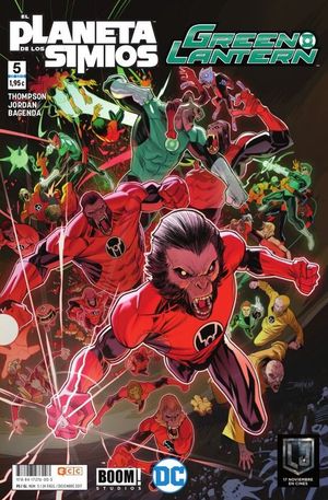 EL PLANETA DE LOS SIMIOS GREEN LANTERN 5